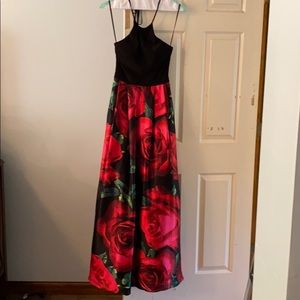 Floral prom dress